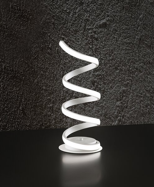 Lumetto Moderno In Alluminio Bianco Led Luce Calda Nest 6393BLC