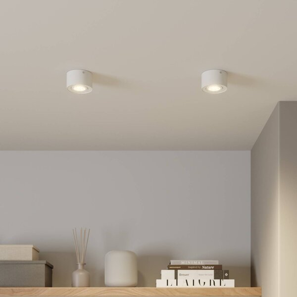 Briloner Faretto LED a tubo da soffitto, bianco