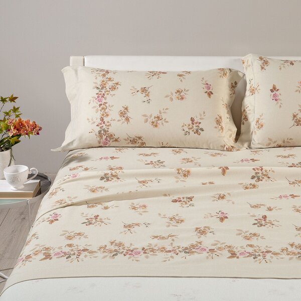 JOLIE CAVALIERI - Elegante Completo Lenzuola Matrimoniale Misura Maxi