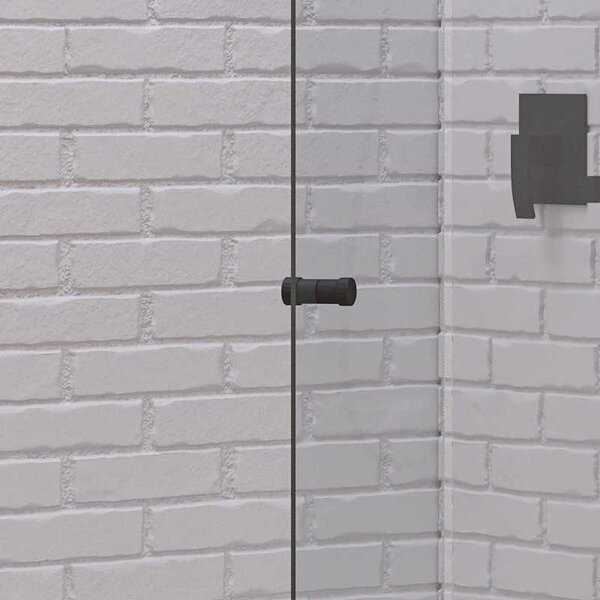 Kamalu doccia walk in a libro 70 cm colore nero | ksw7000n