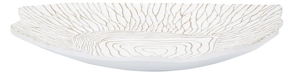 Piatto Svuota Tasche 37x6x34 cm in Poliresina Bianco