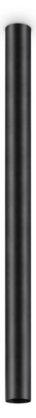 Plafoniera Moderna Tubolare Look H95 In Alluminio Nero Led Gu10 28W