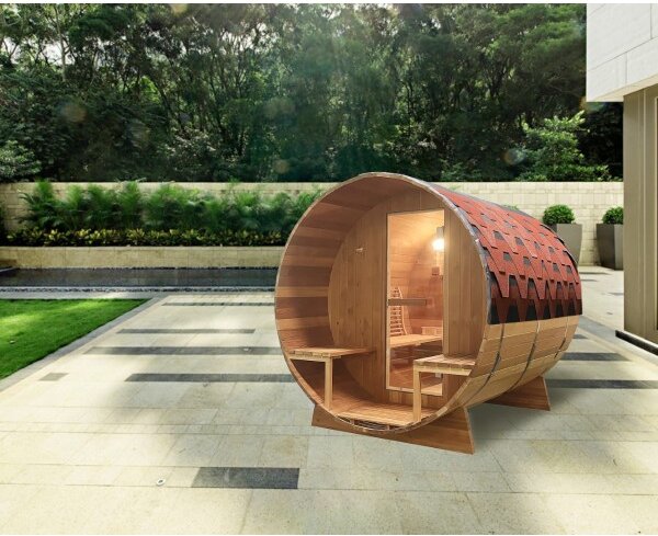 SAUNA FINLANDESE A BOTTE DA ESTERNO BERGER