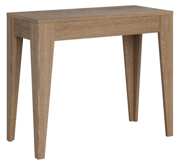 Consolle Allungabile 90-302x42x77 cm in Nobilitato Marrone