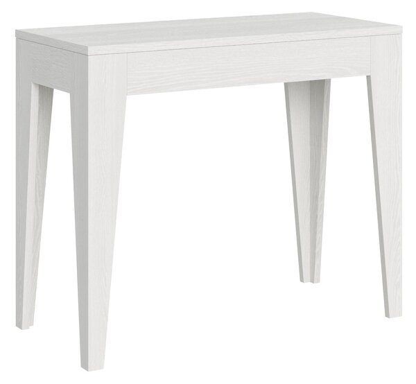 Consolle Allungabile 90-302x42x77 cm in Nobilitato Bianco