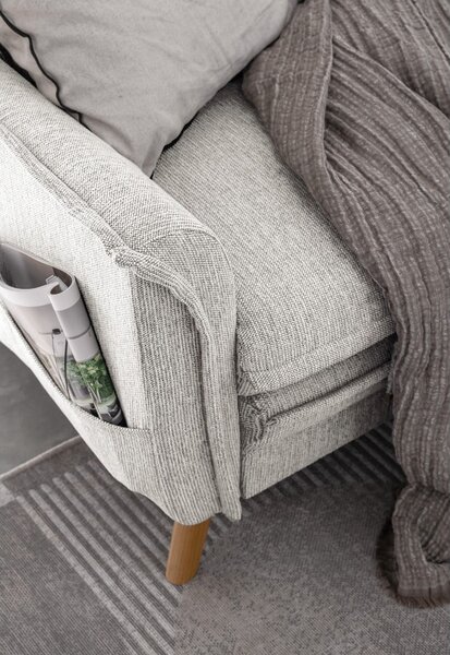 Divano letto angolare beige (angolo sinistro) Charming Charlie - Miuform