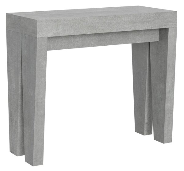 Consolle Allungabile 90-300x42x77 cm in Nobilitato Grigio