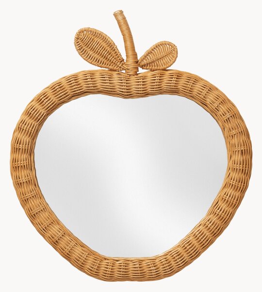 Specchio da parete per bambini fatto a mano Apple