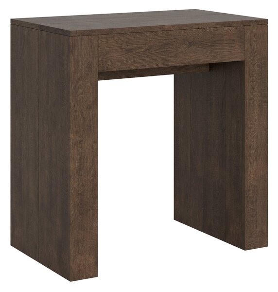 Consolle Allungabile 78-299x47x80 cm in Nobilitato Marrone