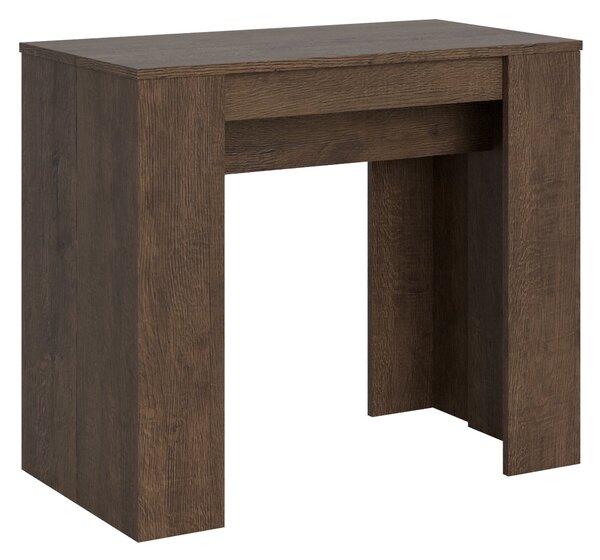 Consolle Allungabile 90-308x48x77 cm in Nobilitato Marrone