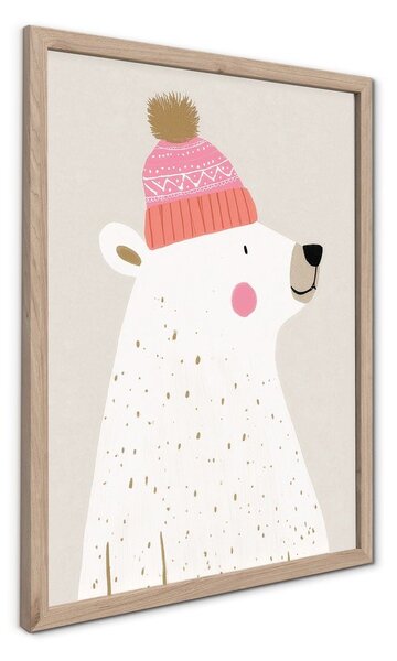 Quadro da bambini 30x40 cm White Bear – Styler
