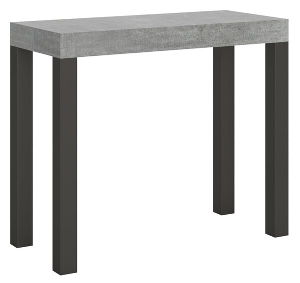 Consolle Allungabile 90-196x40x77 cm in Nobilitato Grigio