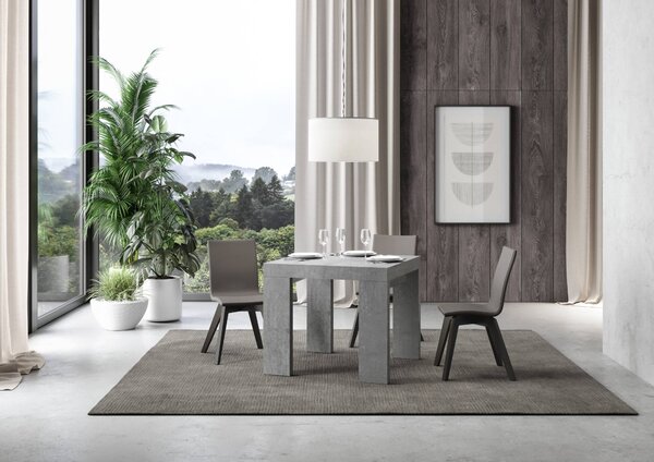 Tavolo Allungabile 90-246x90x77 cm Roxell Cemento