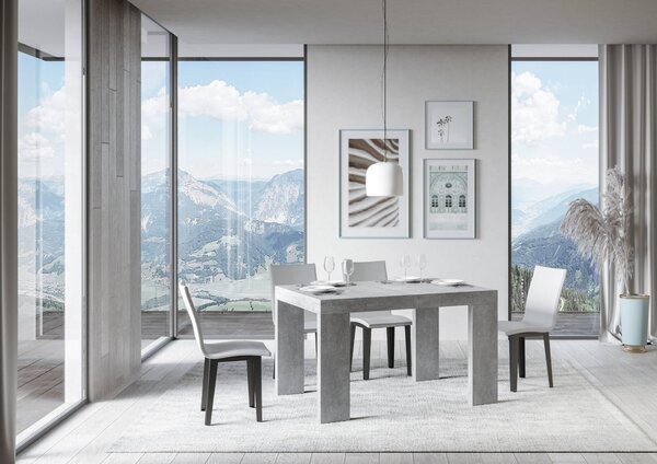 Tavolo Allungabile 120/224x90x77 cm Roxell Cemento