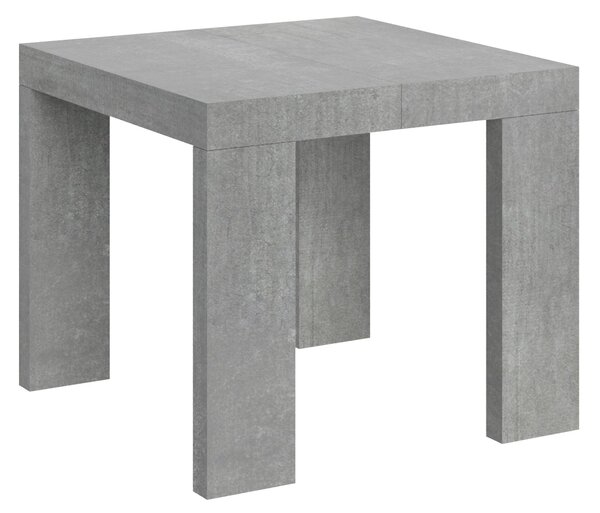 Tavolo Allungabile 90-246x90x77 cm Roxell Cemento
