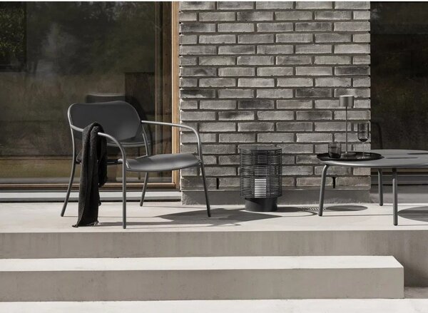 Tavolino da giardino rotondo in metallo ø 80 cm Yua – Blomus