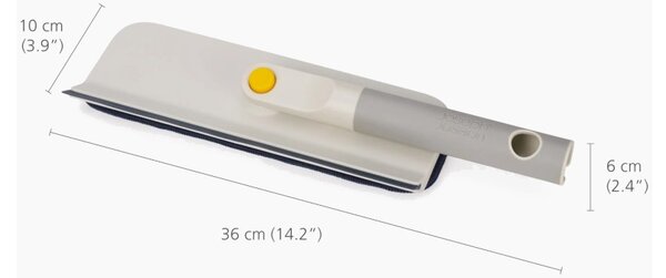 Joseph Joseph CleanTech 2 in 1 Tergivetro con Panno in Microfibra e Spatola in Silicone
