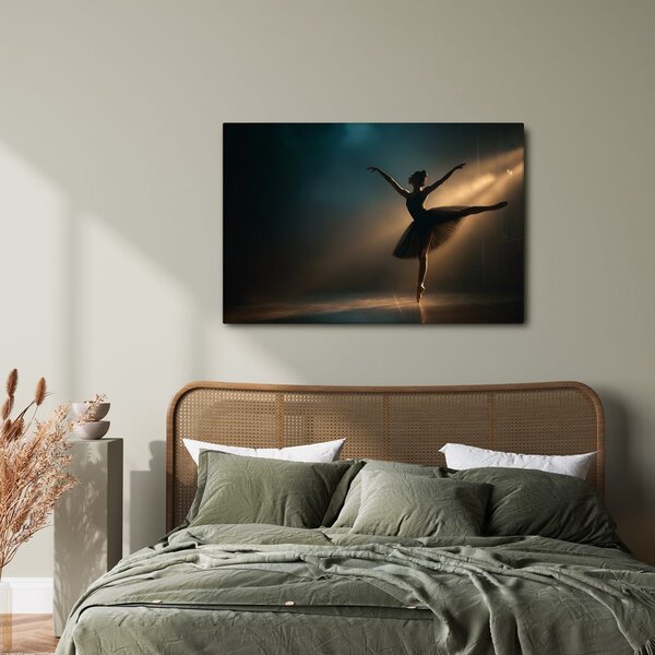 Quadro su tela – Ballerina sotto i riflettori