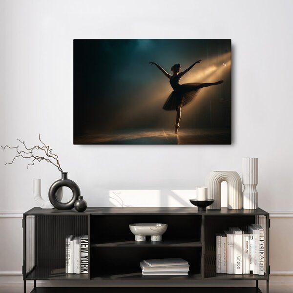 Quadro su tela – Ballerina sotto i riflettori