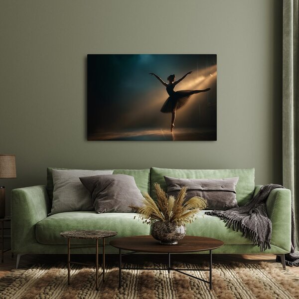 Quadro su tela – Ballerina sotto i riflettori