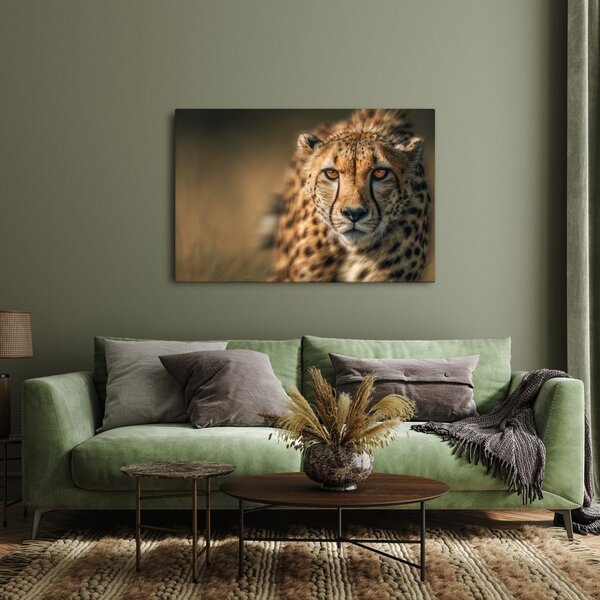 Quadro su tela – Eleganza del ghepardo africano