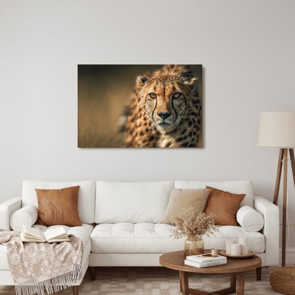 Quadro su tela – Eleganza del ghepardo africano