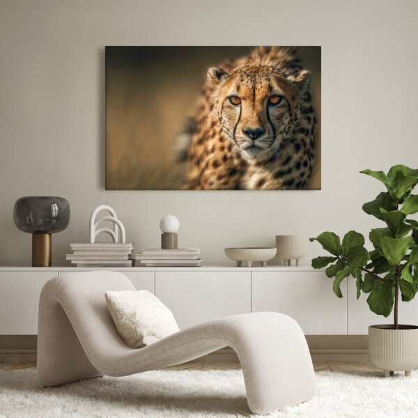 Quadro su tela – Eleganza del ghepardo africano