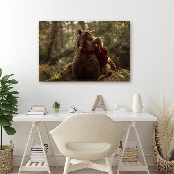Quadro su tela – Amicizia nella foresta