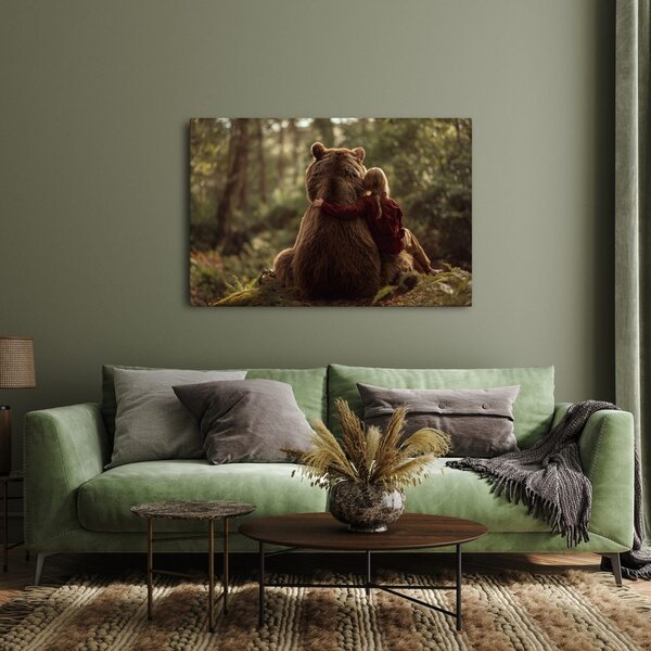 Quadro su tela – Amicizia nella foresta
