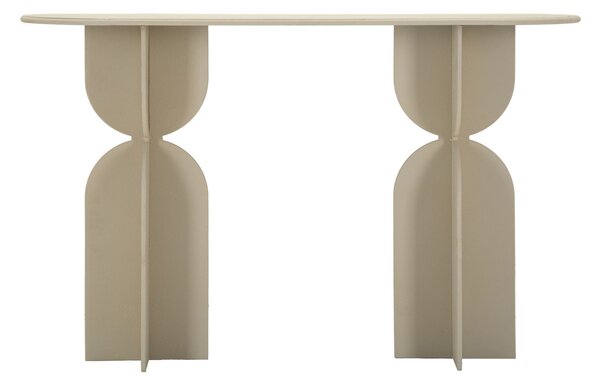 Console Dune 120x40x75,5 cm in Ferro Crema