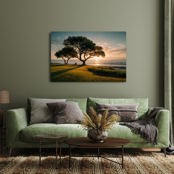 Quadro su tela – Albero della vita vicino al mare