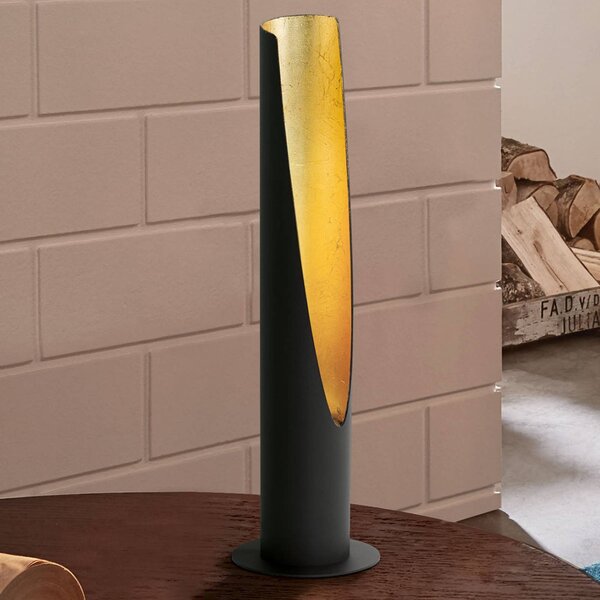 EGLO Lampada LED da tavolo Barbotto in nero/oro