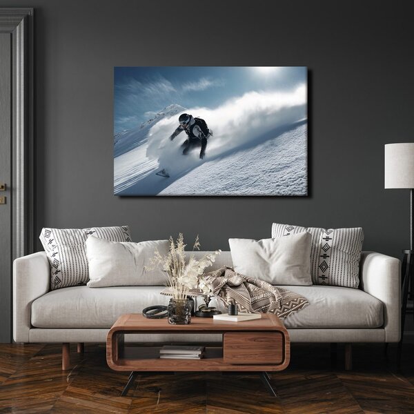 Quadro su tela – Corsa invernale adrenalinica
