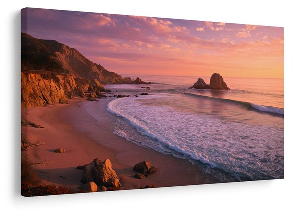 Quadro su tela – Tramonto sull'oceano