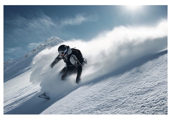 Quadro su tela – Corsa invernale adrenalinica