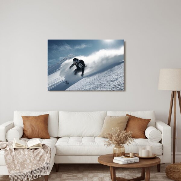 Quadro su tela – Corsa invernale adrenalinica