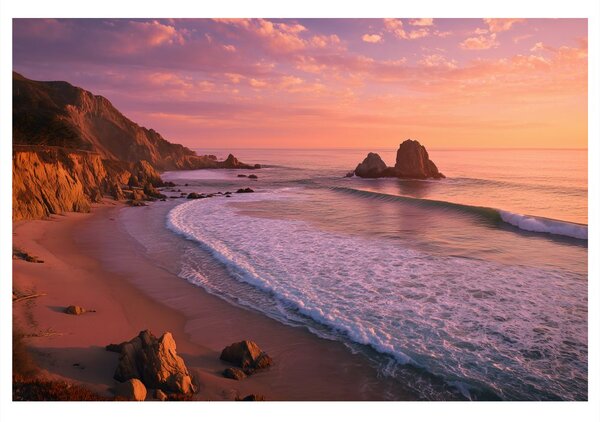 Quadro su tela – Tramonto sull'oceano