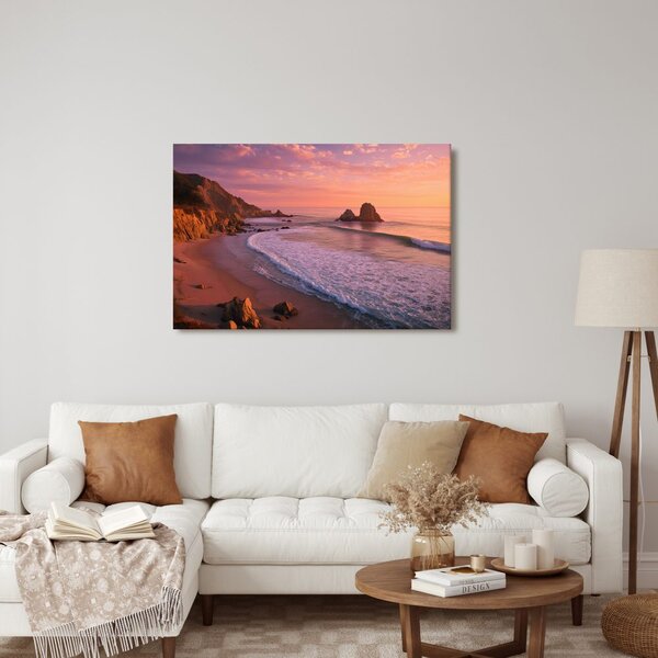 Quadro su tela – Tramonto sull'oceano