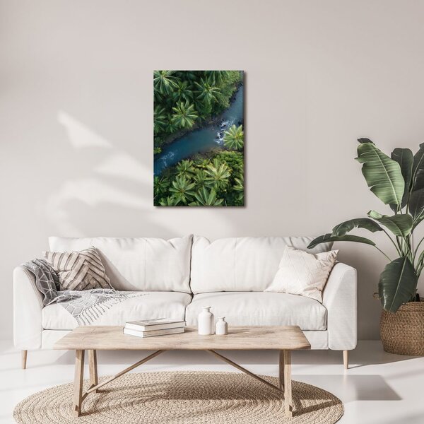 Quadro su tela – Paradiso verde con palme