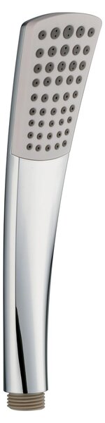 PaulGurke - Doccetta manuale, bianco cromato, soffione doccia, soffione a barra, doccetta