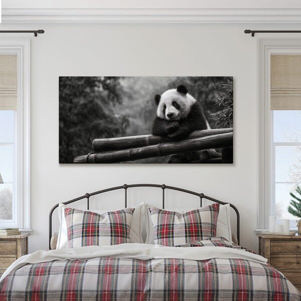 Quadro su tela – Panda tranquilla nella natura