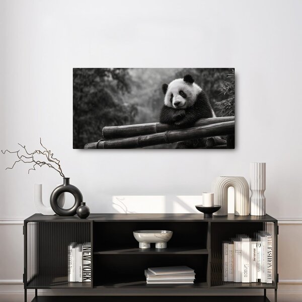 Quadro su tela – Panda tranquilla nella natura