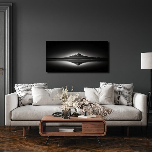 Quadro su tela – Maestosità del paesaggio in bianco e nero