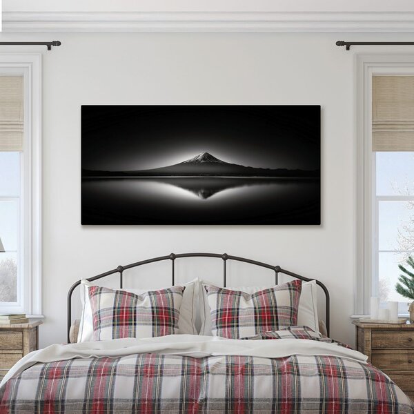 Quadro su tela – Maestosità del paesaggio in bianco e nero