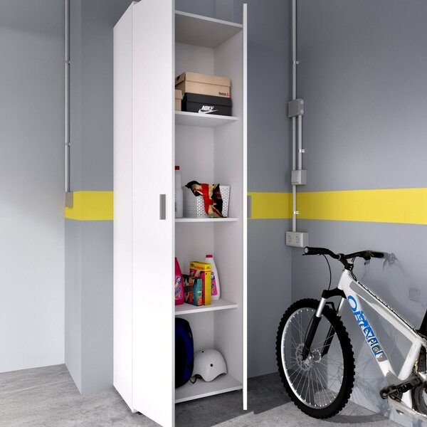 Armadio bianco salvaspazio 61x190h cm - Aixam