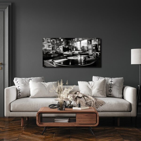 Quadro su tela – Atmosfera musicale nostalgica
