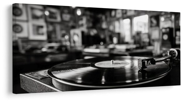 Quadro su tela – Atmosfera musicale nostalgica
