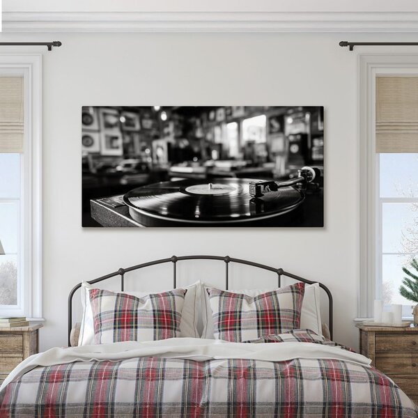 Quadro su tela – Atmosfera musicale nostalgica