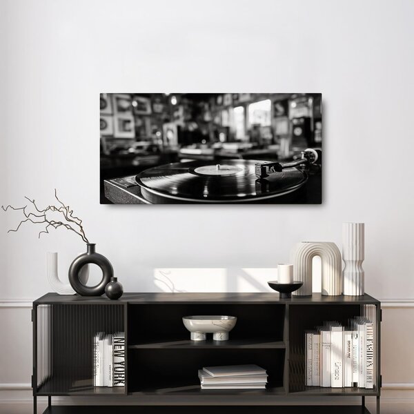 Quadro su tela – Atmosfera musicale nostalgica