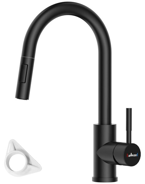 Rubinetto da cucina con doccetta, girevole a 360° e con tubo estensibile